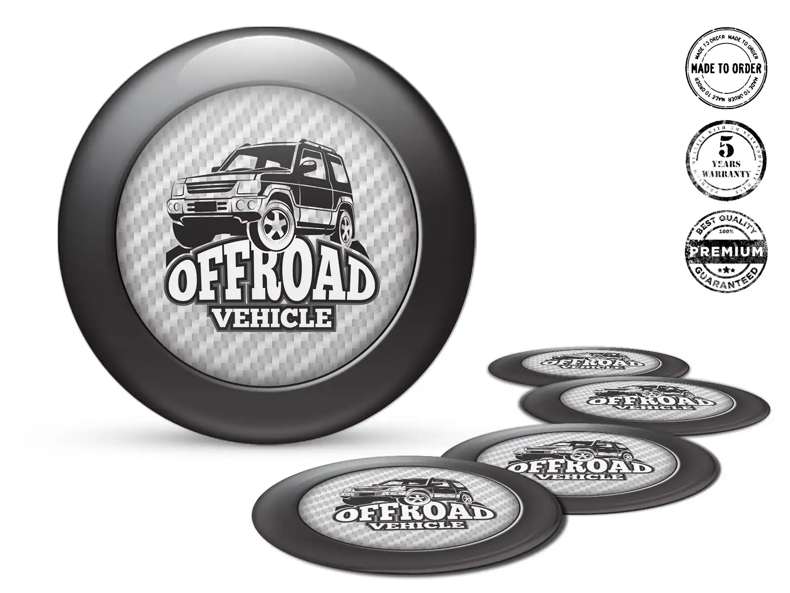 Individuelle Dome Dekoration Premium Auto-Labels
